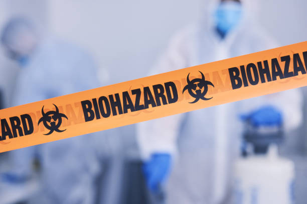 Professional Blood Cleanup technician working in Kendall Park, NJ